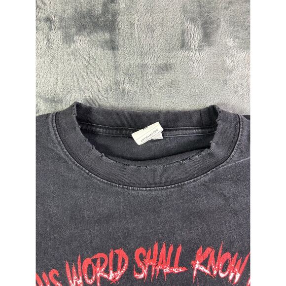 Naruto Pain Grunge Graphic Tee Size M Artie Master Streetwear Akatsuki Anime - Picture 4 of 12